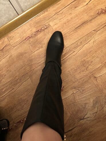 купить сапоги женские зимние кожаные италия: Сапоги женские деми . Кожа. Турция. Состояние отличное — 3