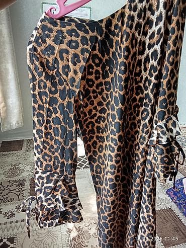 Вечерние платья: Повседневное платье, Турция, Короткая модель, Шелк, Прямое, M, L, XL — 2