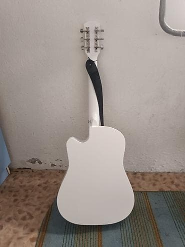 запчасти для гитары: Акустическая гитара Zhalet, цвет белый. - Полноразмерная — 5