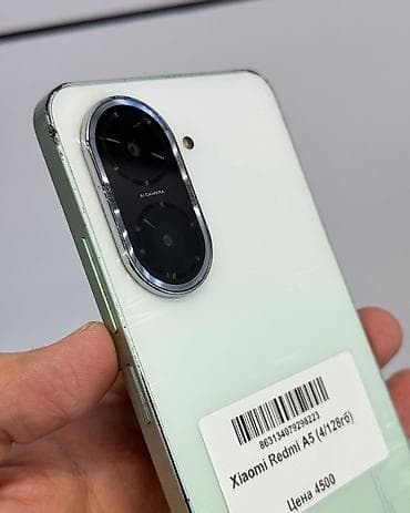4 tb: Redmi, Redmi A5, Б/у, 128 ГБ, цвет - Зеленый, 2 SIM — 3