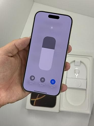 часы советские: IPhone 16 Pro, Б/у, 256 ГБ, Золотой, Коробка, 90 % — 4