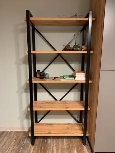 книжные шкафы на заказ: Стеллаж в стиле лофт на заказ изготовим любой размер и фасон быстро — 13