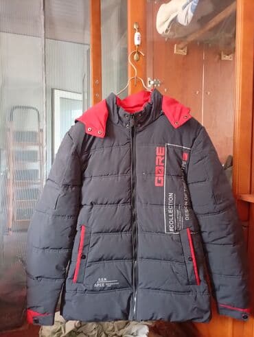 спортивные пуховики: Мужская зимняя куртка-пуховик в хорошем состояний молния рвботает — 1