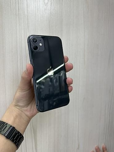 iphone charger: IPhone 11, Б/у, 128 ГБ, Черный, Защитное стекло, Чехол, В рассрочку, 100 % — 1