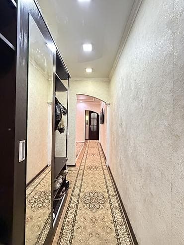 flat osh: 3 комнаты, 55 м², 104 серия, 1 этаж, Евроремонт — 10