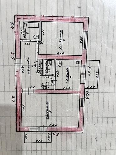семье: 2 комнаты, 51 м², 3 этаж — 1