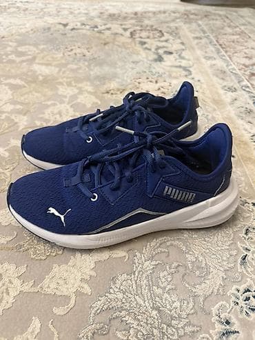 Мужские кроссовки, 38, Puma, Б/у, цвет - Синий, Самовывоз