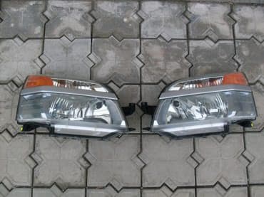 Комплект передних фар Toyota 2003 г., Б/у, Оригинал, Япония