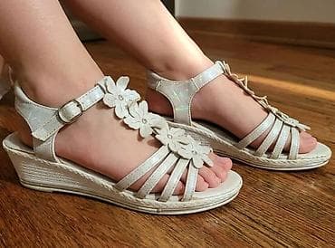 Личные вещи: Детские/подростковые сандалии на танкетке Детские нарядные сандалии - — 1