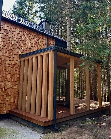 новый дачный дом: Строим каркасные дома под ключ по проекту. Афрейм -барнхаус мобильные — 9