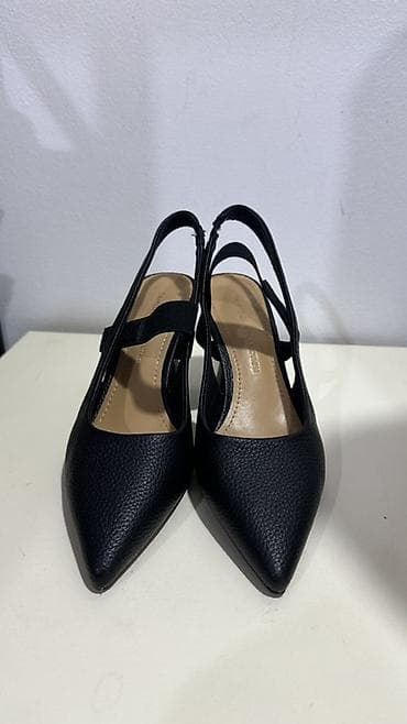 туфли bratz: Туфли-лодочки с открытой пяткой на каблуке - Цвет: черный - Формат — 3