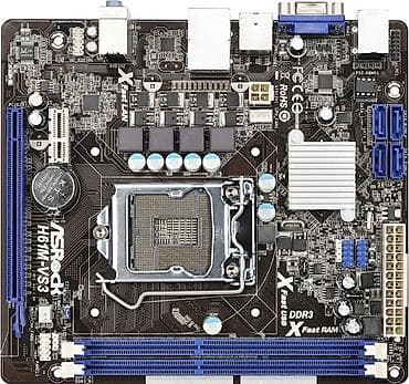 sony alpha 6300: Материнская плата для ПК, Б/у, ASRock, LGA1155, Mini-ITX — 1