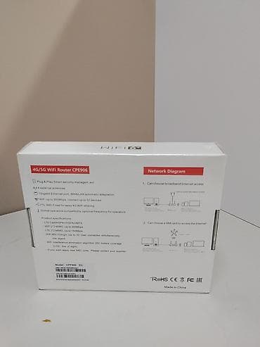Модемы и сетевое оборудование: 4G/5G+ Wi‑Fi роутер CPE906 (EU) Компактный маршрутизатор с поддержкой — 2