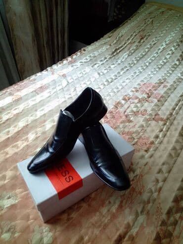 не пользуюсь: Эркектердин туфлиси, 41, Nordman, Жаңы, түсү - Кара, Өзү алып кетүү — 2