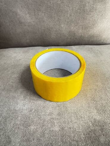 микрорайоны: ЛЕНТА КЛЕЙКАЯ ЖЁЛТАЯ. Цвет - жёлтый Толщина - 38 мкр Ширина - 48 — 3