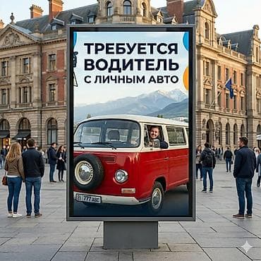 Жумуш: Талап кылынат Айдоочу-экспедитор, Өз унаасы менен, 3-5 жылдык тажрыйба, Толук жумуш күнү, 18 жаштан жогору — 1
