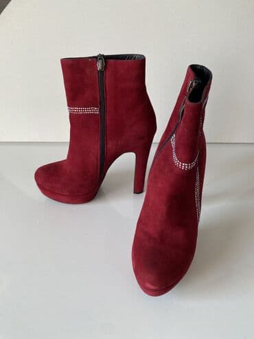 женские зимние сапоги из натуральной кожи и меха: Сапоги, 37, Balenciaga, Новый, Платная доставка — 5