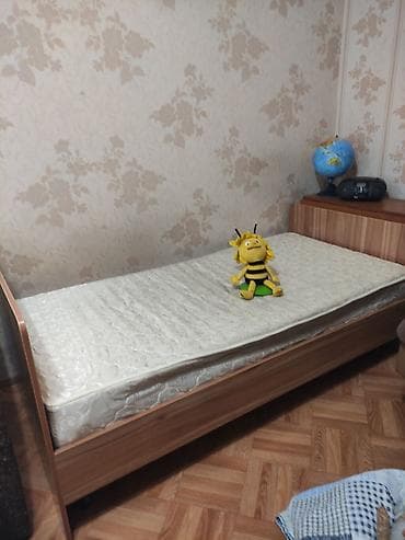 кровать полторашка: Односпальная кровать, Каркас без матраса, длина - 180 см — 3
