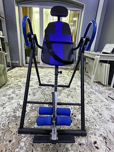 интер: Инверсионный стол Ultra Sport для вытяжения позвоночника и релаксации — 4