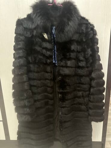 Шуба, Кролик, По колено, S, M