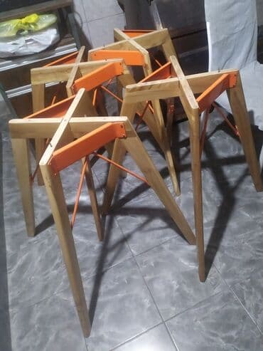 мини шкаф для одежды: Продается каркас только ножки (стола) для Кафейни из чистого дерева — 2