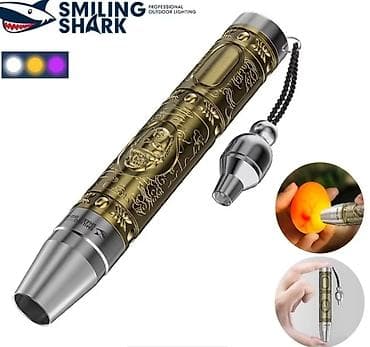 фонары: Карманный многофункциональный фонарик Smiling переключается в цвета — 1