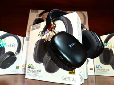 накладные наушники для телефона: Полноразмерные, Hoco, Новый, Беспроводные (Bluetooth), Классические — 4