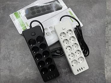 psp console: Сетевой фильтр для ПК десять розеток, удлинитель 2 м с USB и TYPE-C — 1