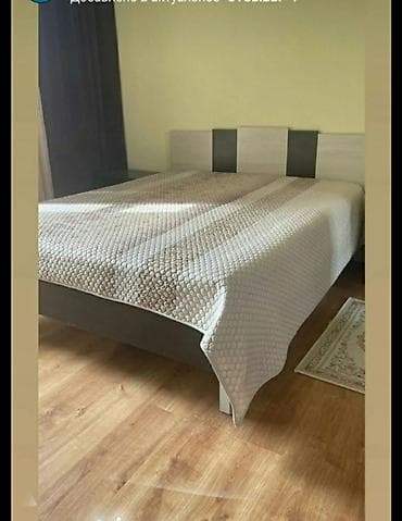 used bed: Продаю двухспальная кровать бу фабричный 200см на 160см без матраса — 1