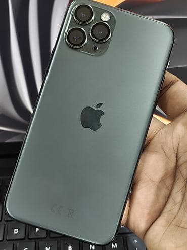 iphone xc max: IPhone 11 Pro, Б/у, 512 ГБ, Matte Midnight Green, 95 % — 1