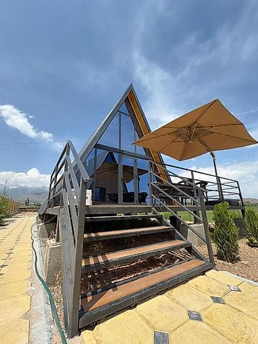 mega hous: А-фрейм домик, Baytur Resort & Spa, Чолпон-Ата, 6 мест — 1