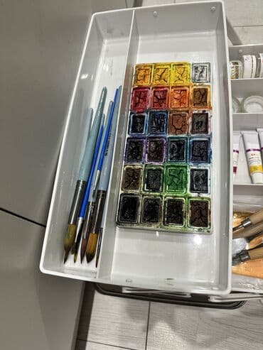 набор для художника: Набор инструментов — 9