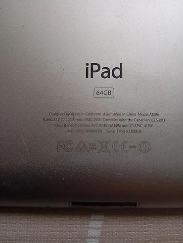 egopad e24: Планшет, Apple, память 64 ГБ, 10" - 11", 4G (LTE), Б/у, Классический цвет - Серебристый — 4