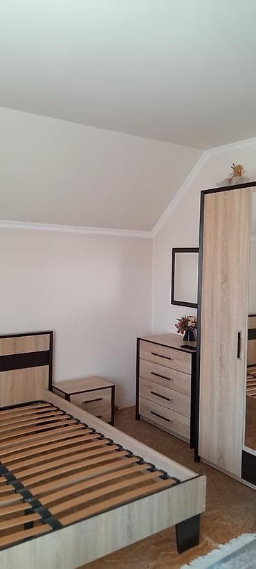 Спальный гарнитур в современном стиле (дуб сонома/черный) Состав