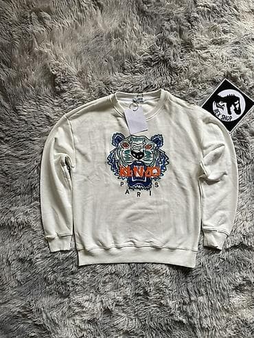 Толстовки: Мужская толстовка, M, Kenzo, Новый, цвет - Белый — 1