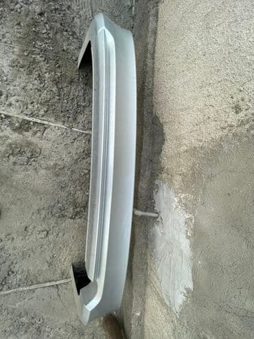 мухабойка на срв: Юбка заднего бампера Toyota, 2003 г., цвет - Серебристый, Новый — 1