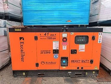 Генераторы: Дизельные генераторы Excalibur (Ultra Silent, Heavy Duty) - Мощности — 3