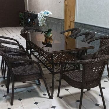 детскую кроватку кроватка к: Комплект садовой мебели, Ротанг — 14