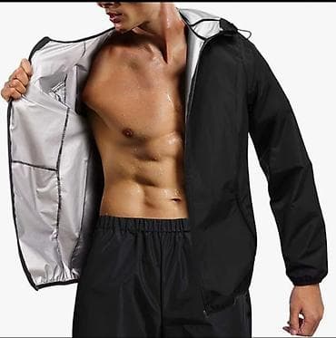 Костюм-сауна с капюшоном и молнией (Весогонка)+ бесплатная доставка по