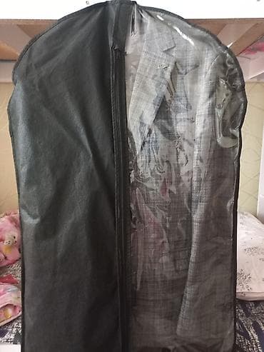 Костюмы: Продаю костюм размер 48-50 в хорошем состоянии серый в клетку пиджак — 2