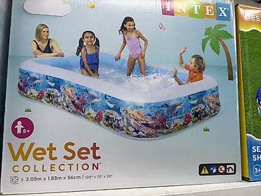 Надувной семейный бассейн Intex Wet Set Collection. - Размеры: 3,05 × at lalafo.kg Надувной семейный бассейн Intex Wet Set Collection. - Размеры: 3,05 ×