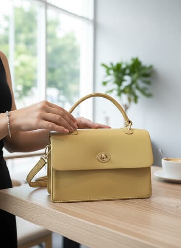 мужские часы casio цена бишкек: Новая женская сумка пастельно‑жёлтого цвета. Забрать можно на Площади — 1