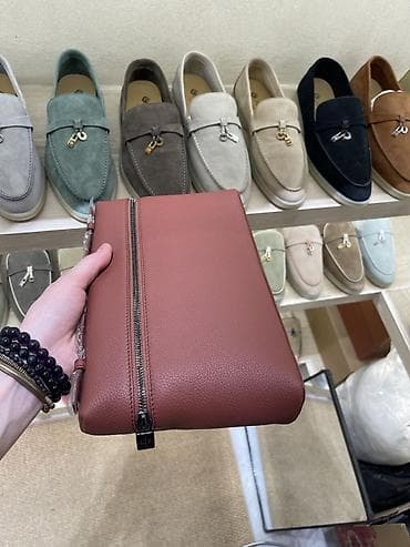 бу очки: Мужская кожаная сумка-планшет LP - Формат: компактная — 5