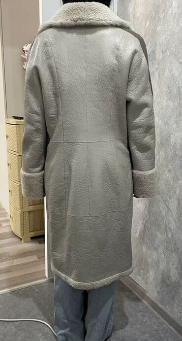 работа в бишкеке разнорабочий 2020: Дублёнка женская, тёплая, длина миди. - Материал: натуральная овчина — 5