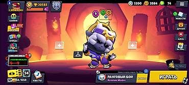 жетон: Аккаунт Brawl Stars Основное: - Путь к славе: 20 583 трофея (рекорд — 2