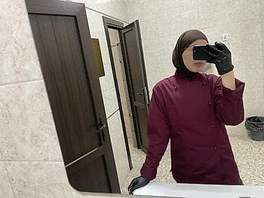 кожанный пиджак мужской: Салатница (повар холодного цеха) на выезд. Жайылский район — 2