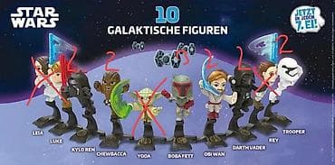потомки солнца: Коллекционные фигурки Star Wars из серии “10 Galaktische Figuren”. - — 1