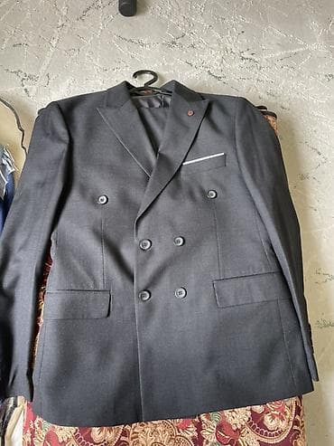 пиджак мужской бишкек: Двубортный мужской костюм Paolo Ganz (линейка Luxury) - Цвет — 2