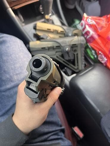 чехол а3: Тактический приклад регулируемый, камуфляж (оливково-песочный) - Тип — 2