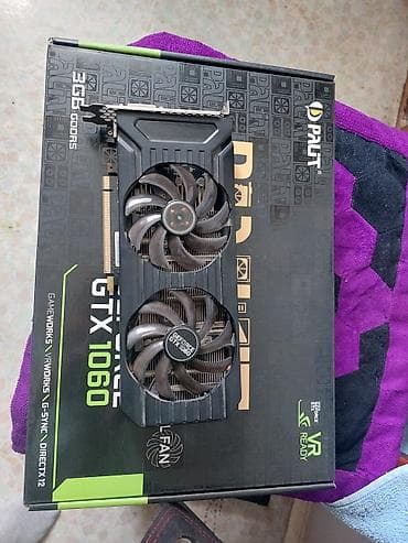 1060: Видеокарта для ПК, Б/у, Palit, GeForce GTX — 1